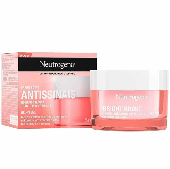 Gel Creme Facial Antissinais Neutrogena Bright Boost 50g - Imagem 5
