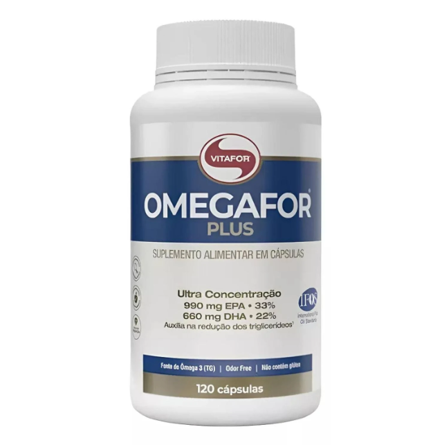 Omegafor Plus Ômega 3 Vitafor com 120 Cápsulas