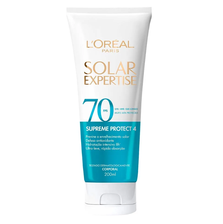 Protetor Solar Corporal L'Oréal Paris Solar Expertise Supreme Protect 4 FPS70 200ml