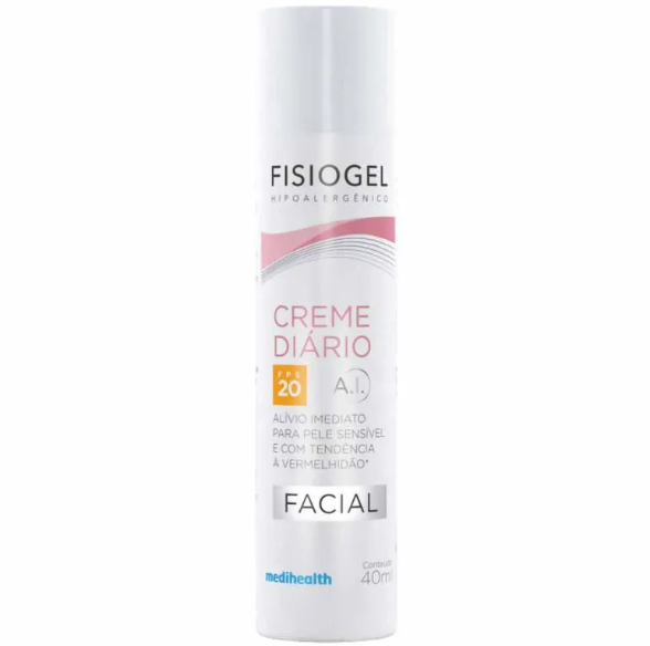 Creme Facial Fisiogel A.I. Ação Calmante FPS 20 com 40ml