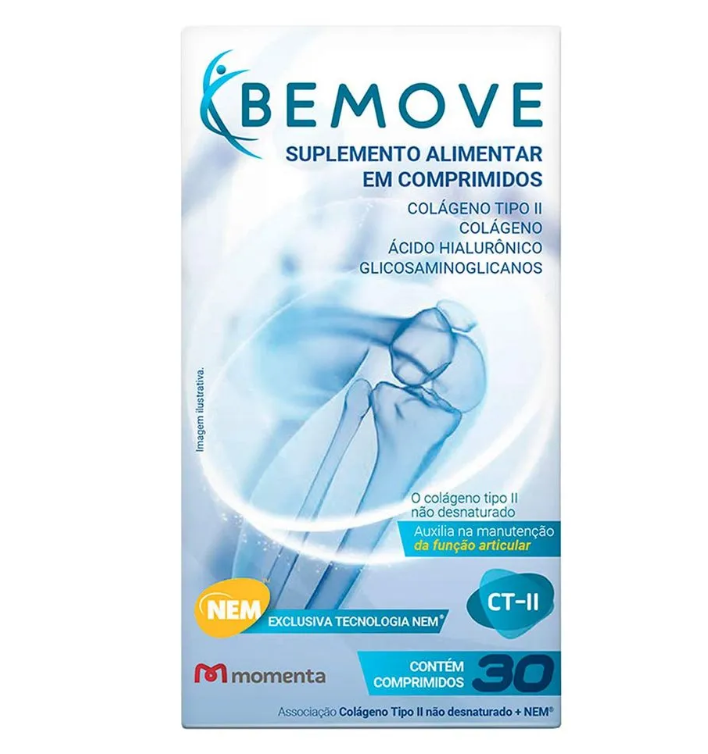 Suplemento Alimentar Bemove 30 Comprimidos