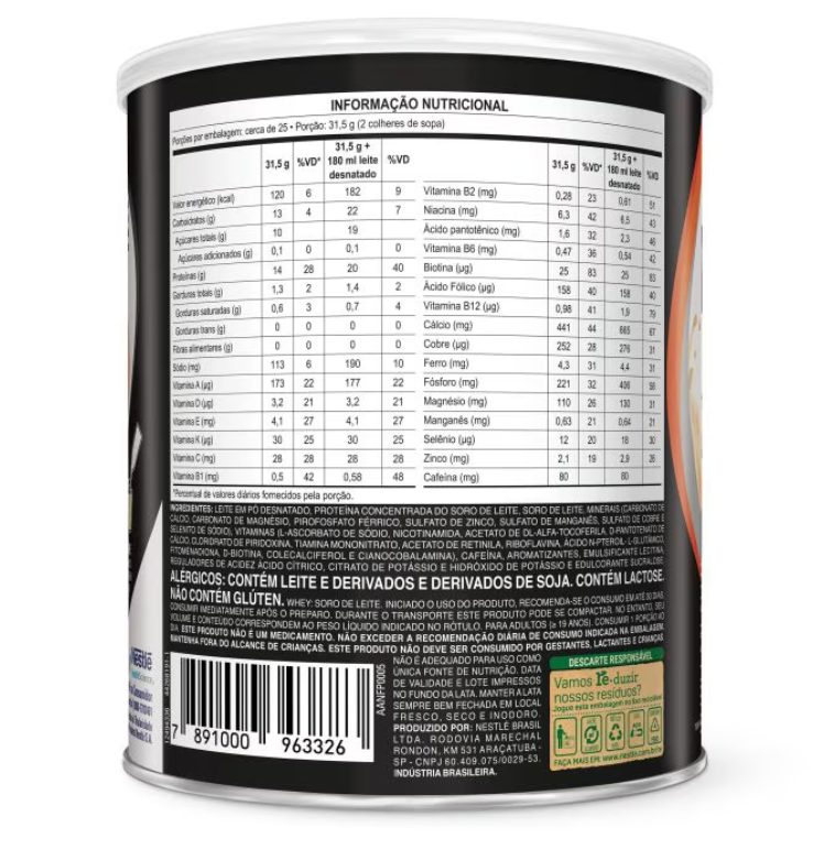 Nutren Protein sabor Baunilha 800g - Imagem 2