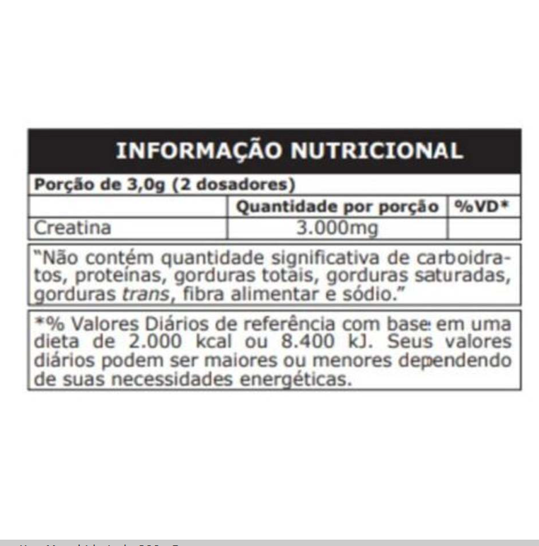 Creatina Monohidratada Dux Nutrition 300g - Imagem 2