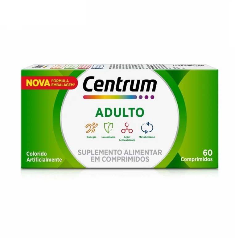 Suplemento Alimentar Centrum Adulto 60 cápsulas