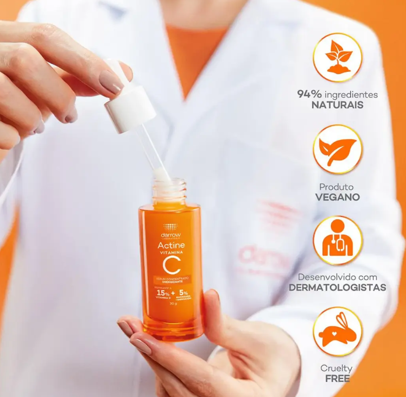 Sérum Concentrado Energizante Actine Vitamina C 30g - Imagem 3
