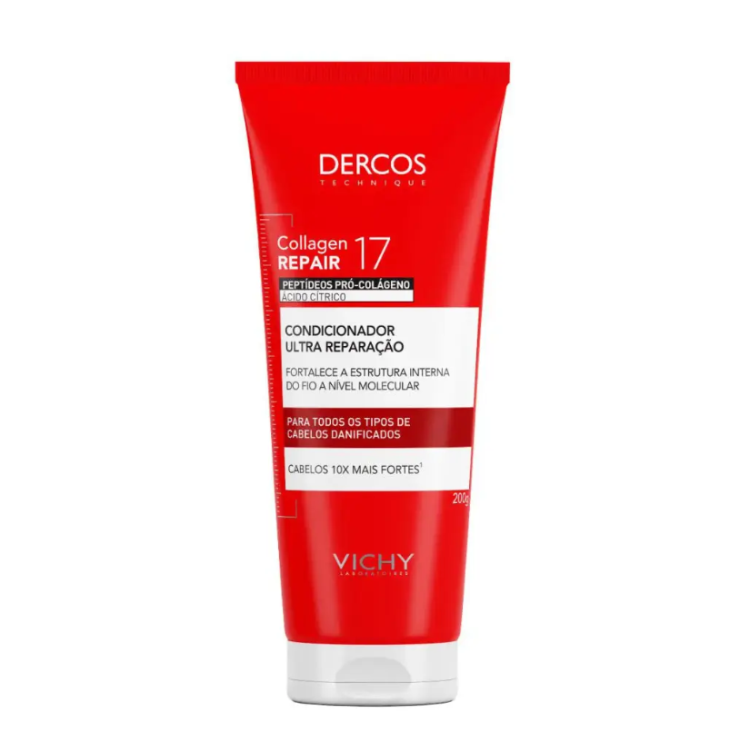 Condicionador Vichy Dercos Collagen Repair 17 com 200g
